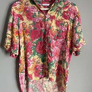 Floral Zara Button Up Blouse